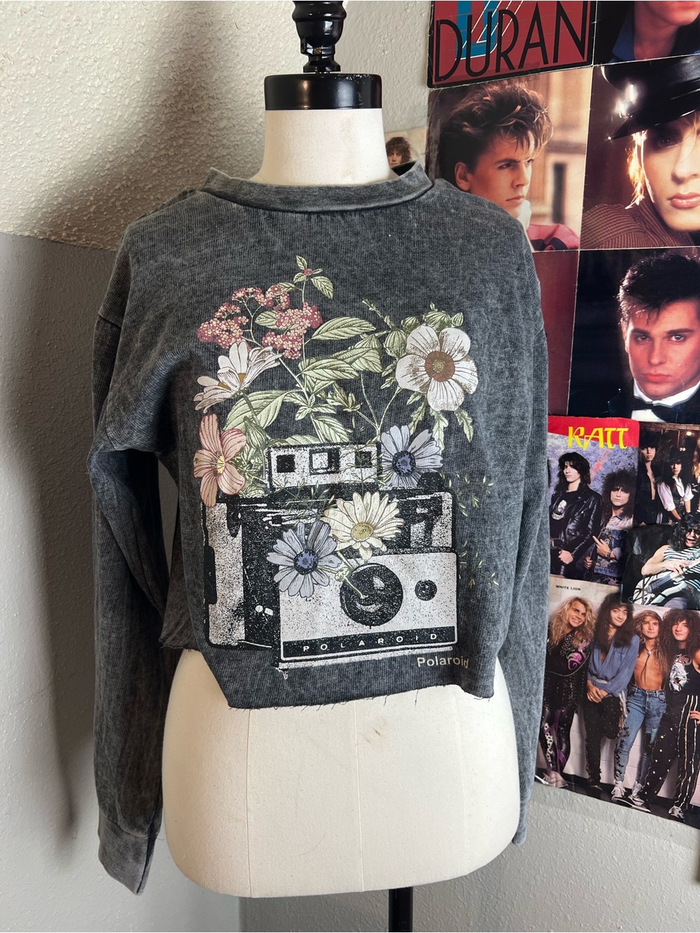 Polaroid Grey Crewneck Sweatshirt